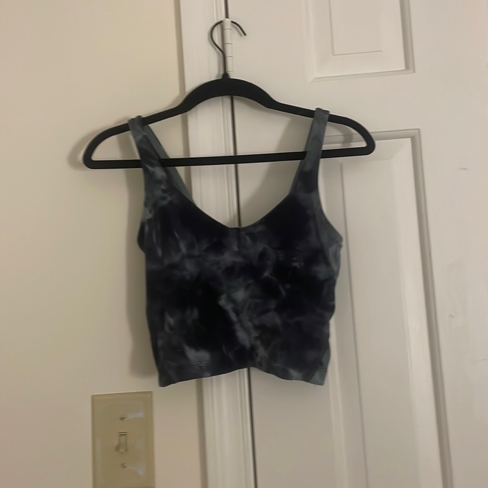 Lululemon align tank size 0, watercolor print